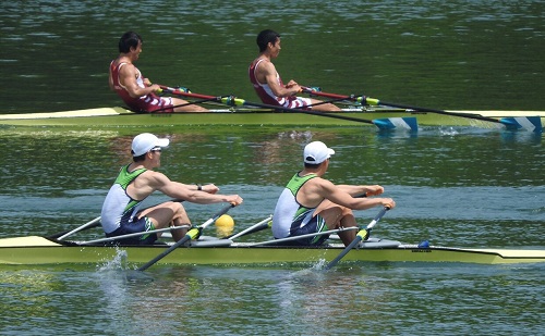 男子ダブルスカル越智選手･岡部選手ペア