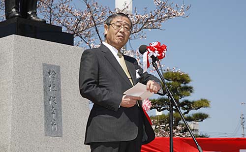 元山登雄日本造船工業会会長のあいさつ