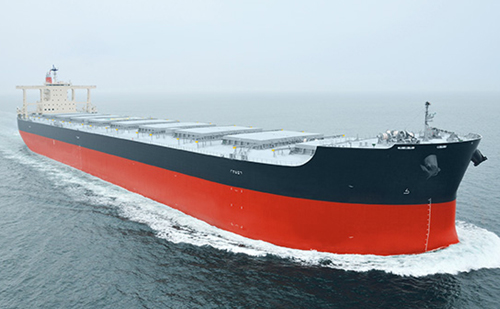 今回新たにNSafe®-Hull（エヌセーフ ハル）を適用する同型船の206,600載貨重量トン型ばら積み運搬船